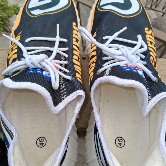 Fanatics Green Bay Packers Sneakers, Mens Size 11 - Picture 7 of 8